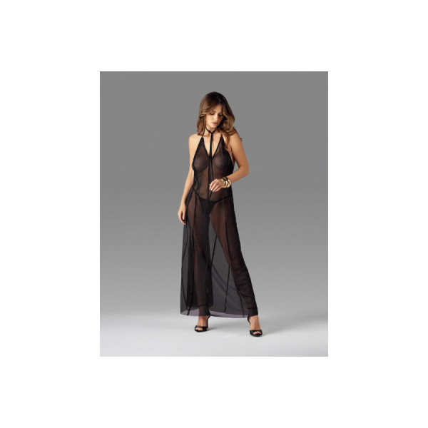 Nuites robe longue - Noire